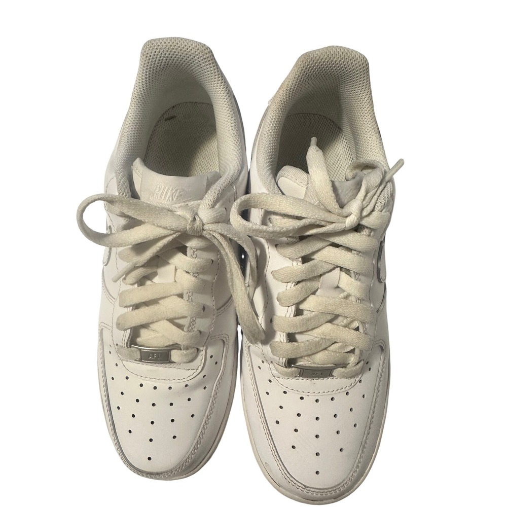 Nike Air Force 1 Low White Leather Sneakers 315122-111 Mens Shoes